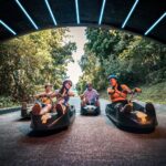 Riders enjoying Skyline Luge Singapore